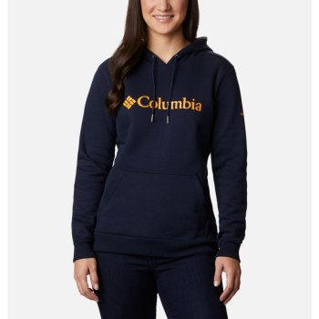 Columbia Hoodie Dames, Logo Donkerblauw, 20BIHFCGL